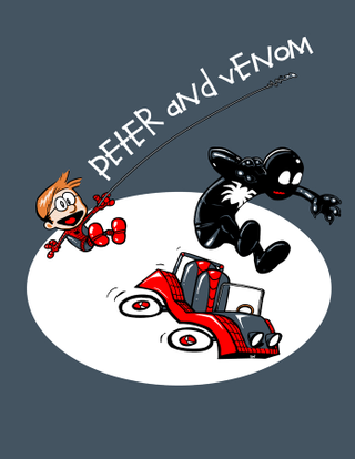 Illustration for article titled Spider-Man and Venom trade places with Calvin and Hobbes